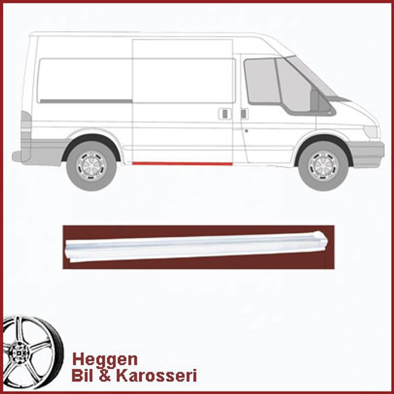 Kanal Ford Transit    01.00-12.14  under skyvedør høyre