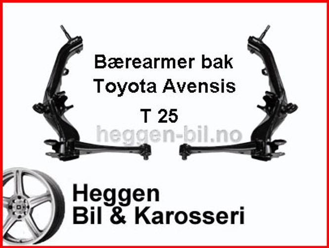Hovedbilde Billig bærebru høyre bak Toyota Avensis T25, 04.2003-11.2008